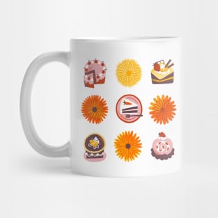 Cake and Calendula Mug